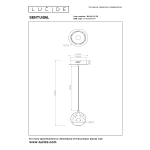 SENTUBAL Lampa wisząca Ø 14 cm LED 1x6,3W 2700K czarny 13498/05/30 Lucide - zdjęcie dodatkowe 6